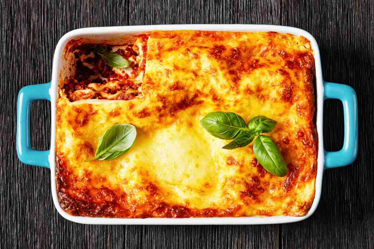 lasagna in teglia